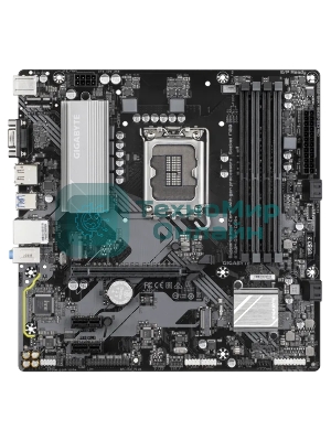 Материнская плата Gigabyte B760M D3HP DDR4, LGA 1700, Intel B760, 4xDDR4, 4xSATA, 2xM.2, 1xPCIe 4.0 x16, 2xPCIe x1, 1xHDMI, 1xVGA, 1xDP, 1x 1Gb LAN, 3xUSB-A 3.2 Gen 1, 2xUSB-A 2.0, 3x3.5 мм, 7.1, mATX