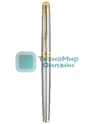 Ручка роллер Waterman Hemisphere (CWS0920350) Steel GT F черн. черн. подар.кор.
