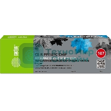 Картридж перезаправляемый струйный Cactus CS-R-PFI107C-CHIP голубой для Canon imageProGRAF iPF670/680/685/770/780/785
