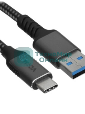 Кабель ACD Nexus 939C USB 3.1 Gen2, USB-C male - USB-C male, 2м, 20В, 5А, E-mark, черный