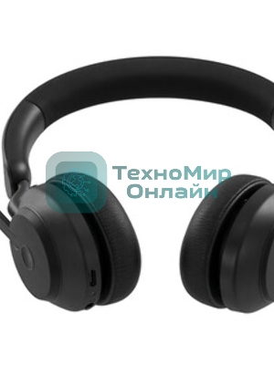 Гарнитура Jabra Evolve2 65 чёрный, беспроводная, Bluetooth, до 37 ч