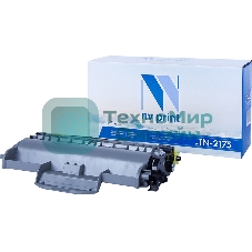 Картридж NVPrint совместимый Brother TN-2175T для HL-2140R/2142/2150NR/2170WR/DCP-7030R/7032/7040/7045NR/MFC-7320R/7440NR/7840WR (2600k)