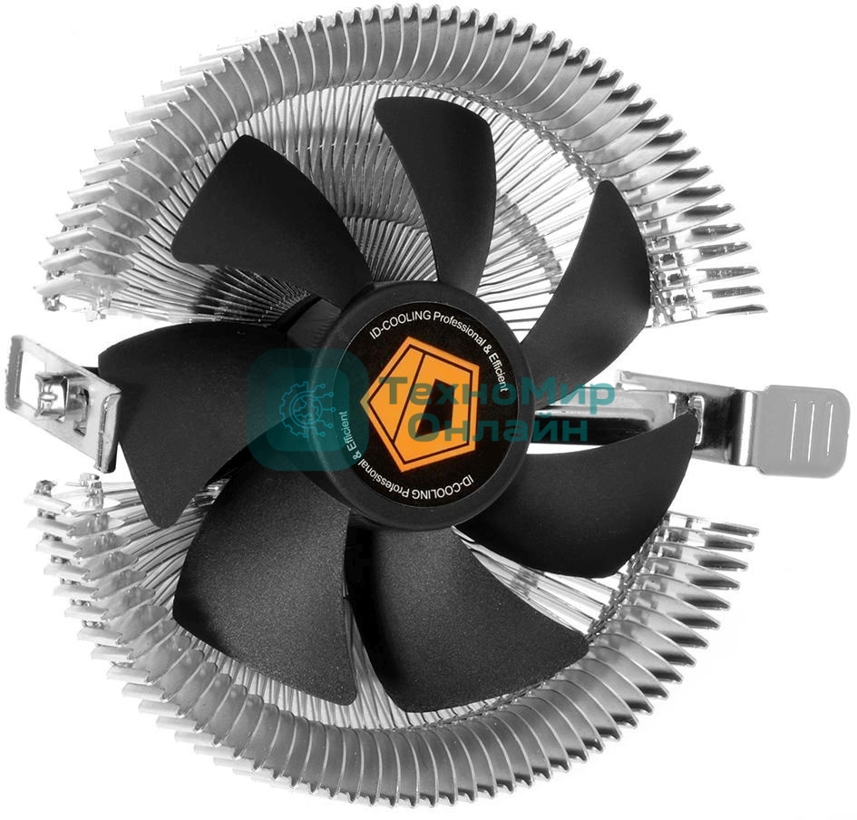 Кулер Cooler ID-Cooling ID-CPU-DK-01T серебристый 92мм алюминий 2200rpm 24db 3-pin 95W 52мм