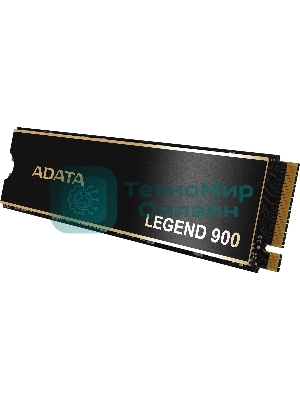 Накопитель SSD ADATA LEGEND 900, 2000Gb, PCIe 4.0 x4, 2280, NVMe, R/W 7000/5400, с радиатором