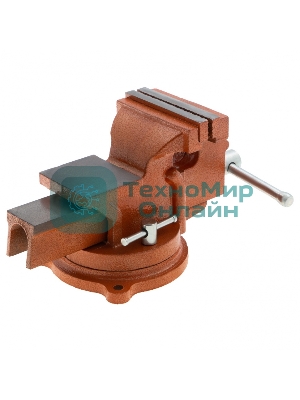 Тиски слесарные Sparta 100мм поворотные с наковальней