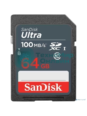 Флеш карта SDXC 64Gb UHS-I SDSDUNR-064G-GN3IN SANDISK