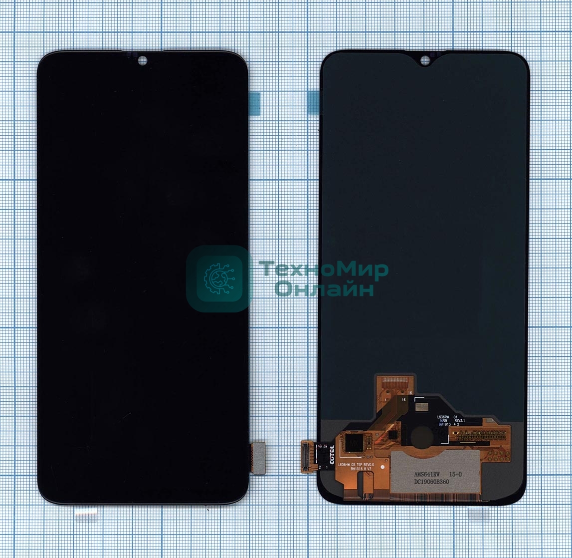 Дисплей для OnePlus 6T (OLED) черный