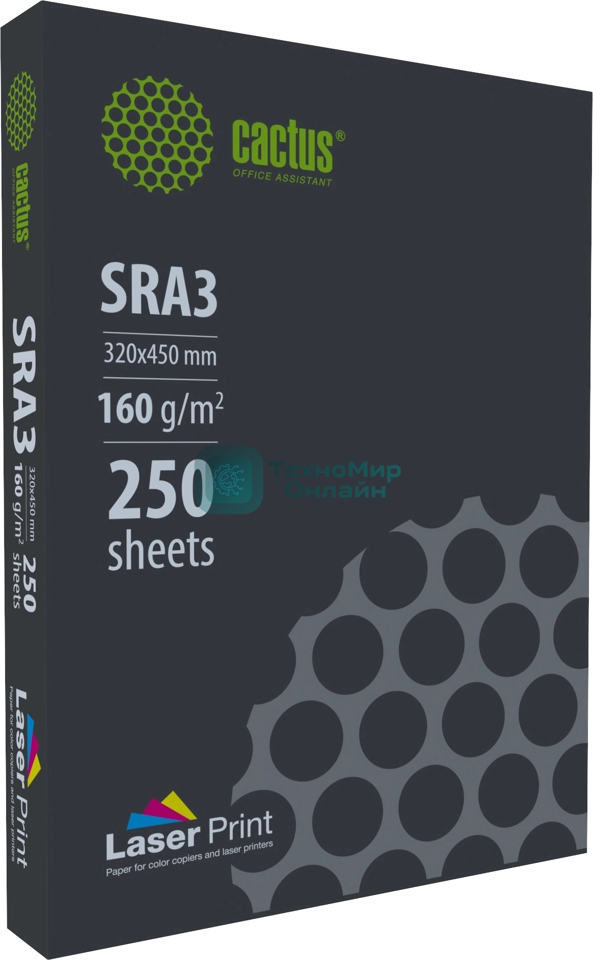 Бумага Cactus CS-LPSRA3160250 SRA3/160г/м2/250л./белый для лазерной печати