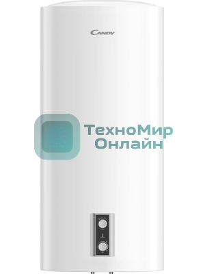 Водонагреватель электрический Candy CF100V-P1 INOX белый, накопительный, 100 л, 2 кВт