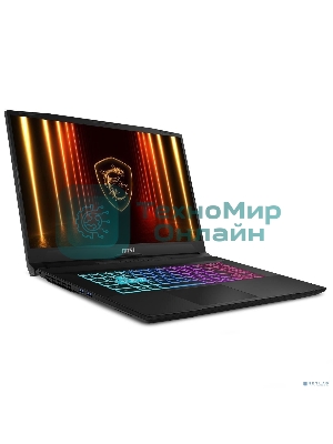 Ноутбук MSI Katana 17 B2RVEK-1617XRU/17.3/IPS/Intel Core 7 240H/16Gb/1Tb SSD/nVidia GeForce RTX 4050 6Gb/NoOS/черный/2.6kg