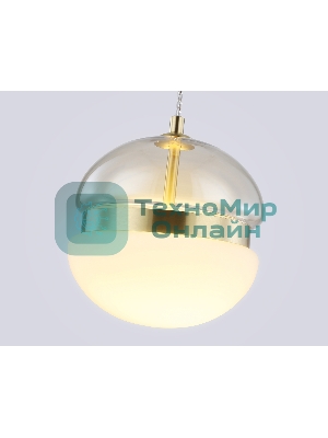 Подвесной светодиодный светильник Ambrella light LH11001 GD/FR золото/белый матовый 20W 3000K D180*200