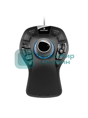 Мышь проводная 3DConnexion SpaceMouse Pro (3DX-700040) черный, 2000 dpi, USB, кнопки - 15