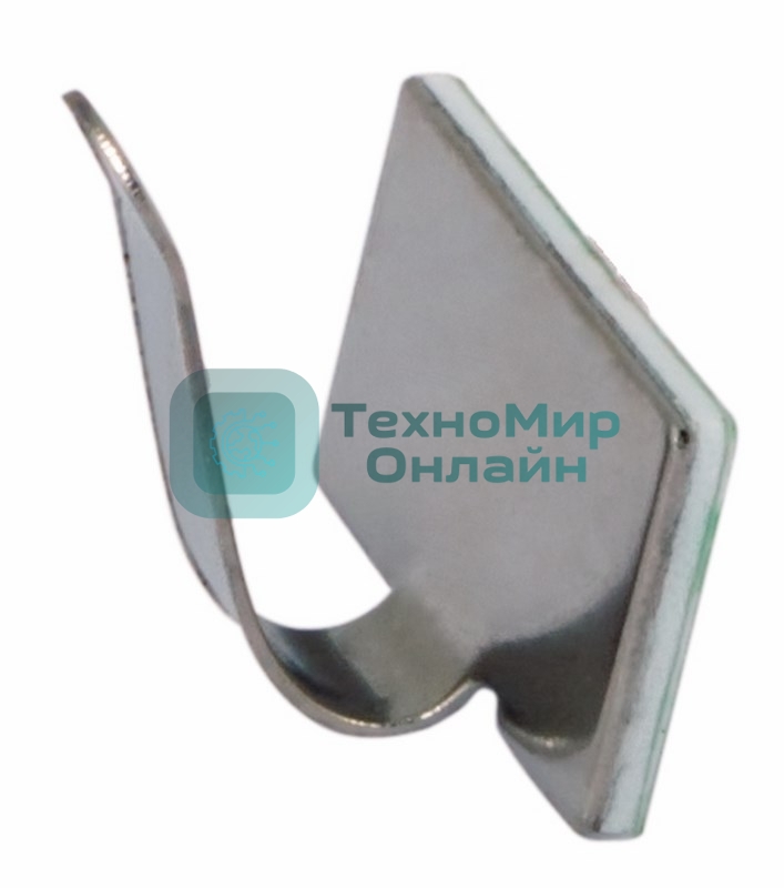 Площадки самоклеющиеся металлические с клипсой под шлейф Rexant (ПКШМ) 20x10 мм, упаковка 100 шт.