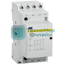 Контактор модульный КМ20-40М AC IEK MKK11-20-40 IEK