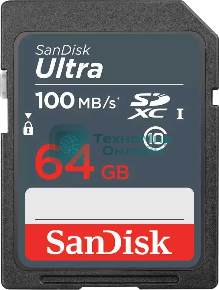 Флеш карта SDXC 64Gb UHS-I SDSDUNR-064G-GN3IN SANDISK