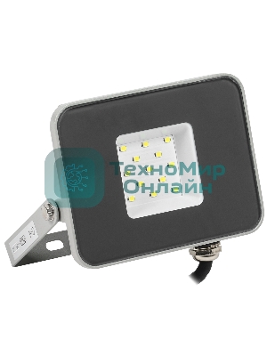 Прожектор IEK LPDO701-10-K03 СДО 07-10 светодиодный серый IP65 6500 K IEK