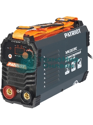 Сварочный аппарат Patriot WM230DVC инвертор ММА 10.7кВт (кейс в комплекте)