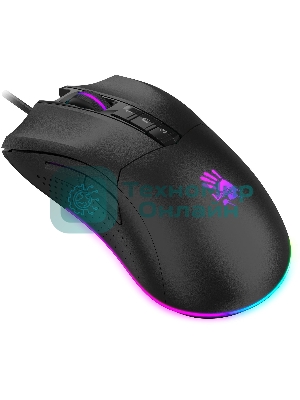 Мышь проводная A4Tech Bloody P90s черный, 8000 dpi, USB, кнопки - 8