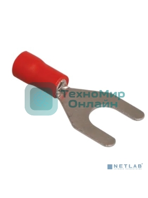 Наконечник НВИ 1.25-4 вилка 0.5-1.5 мм (уп. 100 шт) IEK UNL10-D15-4-4