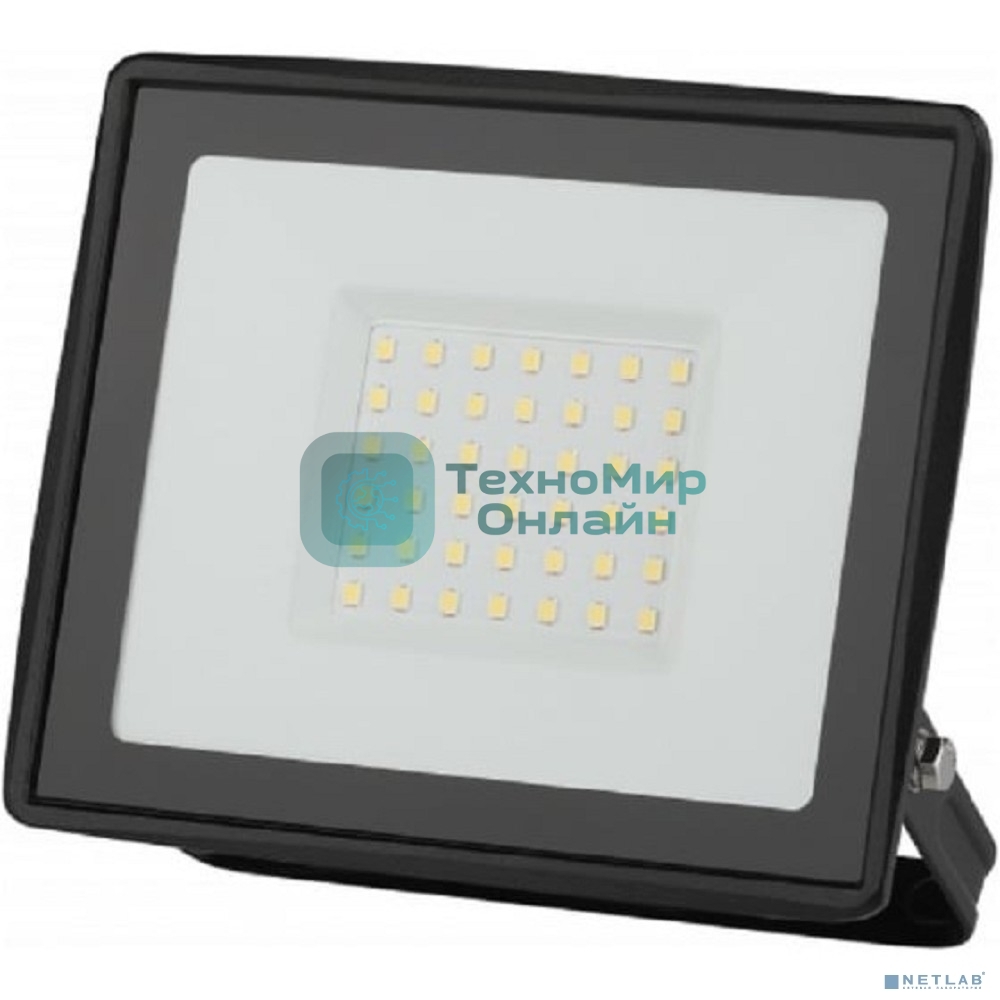 Прожектор светодиодный ЭРА LPR-023-0-65K-050 50Вт 6500К 4000лм IP65 уличный