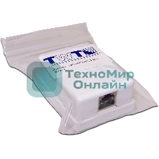 Настенная розетка, 1 порт RJ-45 категории 5е, STP, белая