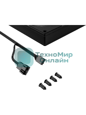 Вентилятор для корпуса ID-Cooling AS-140-K черный, 140 мм, 1800 об/мин, 24.9 дБ, 4 pin