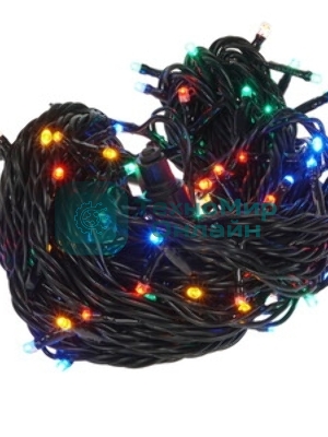 Гирлянда Neon-night Нить 10м, 100 LED, RGb. свечение с динамикой (при использовании контроллера), 230 В