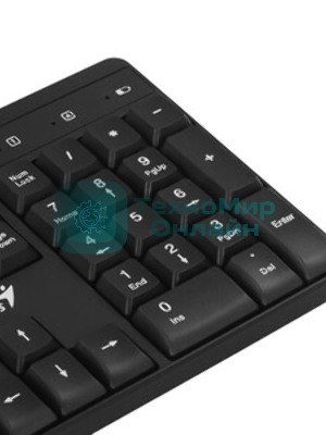 Клавиатура Genius KB-7123 беспроводная, радиоканал, чёрный