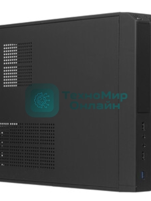 Компьютерный корпус Desktop ExeGate MI-207U (mini-ITX/mATX, без БП, 2хUSB+1хUSB 3.0, аудио, черный)
