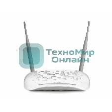 Сетевое оборудование TP-Link SOHO TD-W8961N(RU) 300 Мбит/с, 2T2R, ADSL2/ADSL+, Annex A, 4 порта 100 Мбит/с