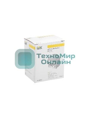 Детектор движения ДД 010 1100Вт угол. обз. 180град. IP44 бел. IEK LDD10-010-1100-001