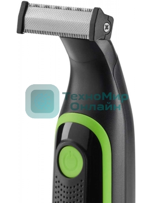 Машинка для стрижки Polaris PHC 0303RB черный/лайм 240Вт