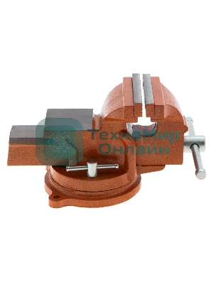 Тиски слесарные Sparta 100мм поворотные с наковальней