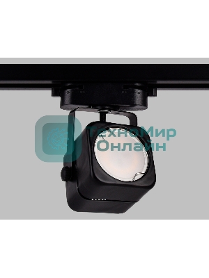 Трековый однофазный светильник со сменной лампой Ambrella light GL5108 BK черный GU10 max 12W