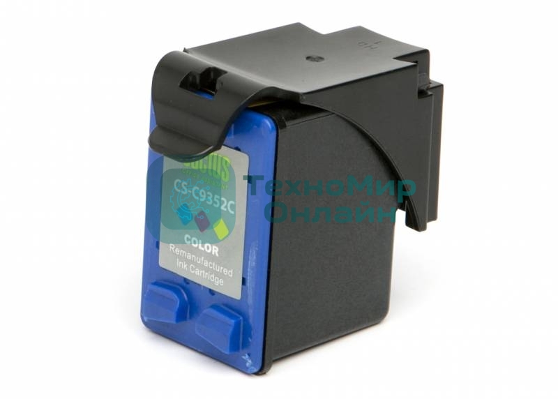 Картридж струйный Cactus CS-C9352C №22XL трехцветный (18 мл.) для HP DJ 3920/3940/D1360/D1460/D1470/D1560/D2330/D2360