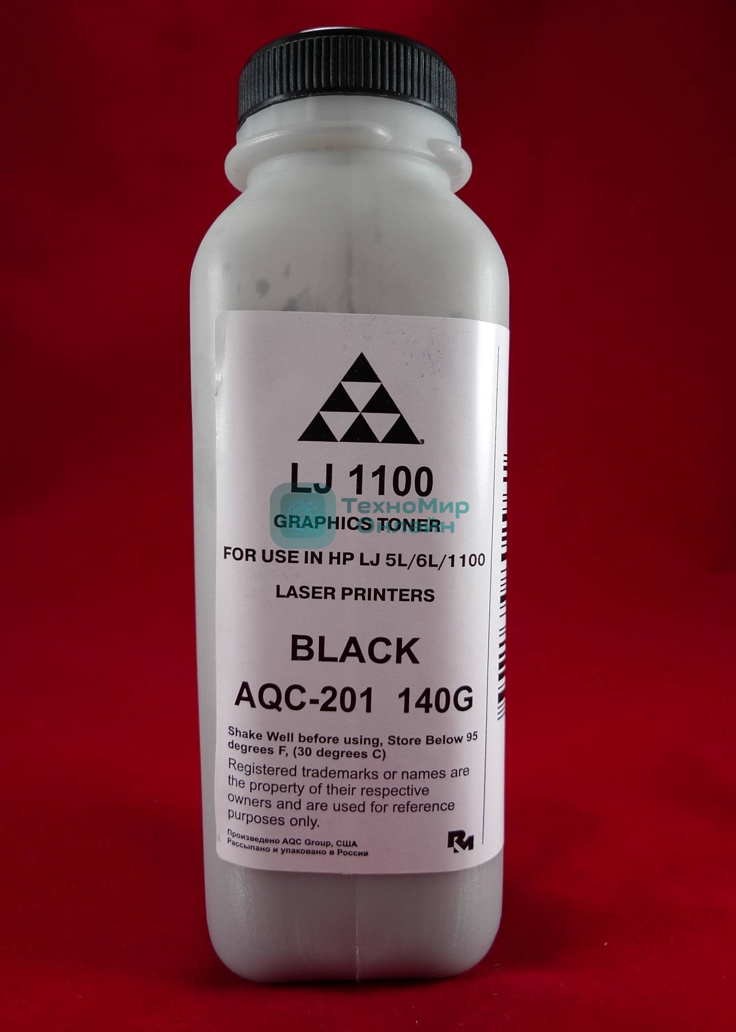 Тонер HP LJ 1100/1150/3100/5L/6L (фл.140г.) (AQC-США фас России)
