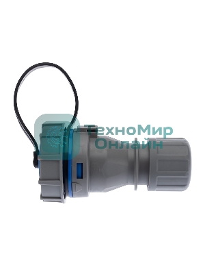 Розетка кабельная Rexant переносная влагозащищенная 16 А, 2Р+РЕ, IP68