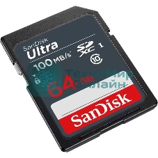 Флеш карта SDXC 64Gb UHS-I SDSDUNR-064G-GN3IN SANDISK