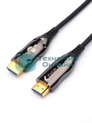 Кабель HDMI 50 м (HIGH speed, Metal gold, Optical) 8K VER 2.1 Кабель HDMI 50 м (HIGH speed, Metal gold, Optical) 8K VER 2.1