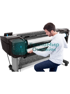 Плоттер струйный HP DesignJet T1700dr 44-in Printer (W6B56A), A0, цветной, 44