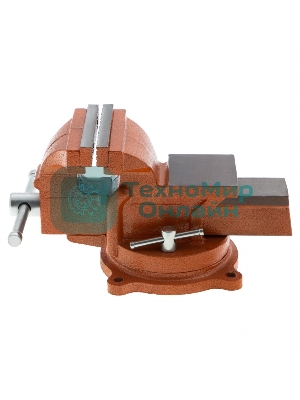 Тиски слесарные Sparta 100мм поворотные с наковальней