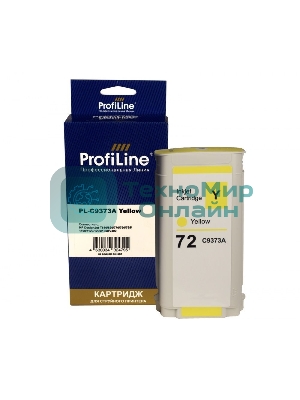 Картридж струйный ProfiLine PL-C9373A (№72) для HP DesignJet T1120ps/T1200/T2300/T1100 MFP Yellow
