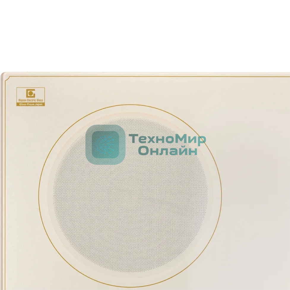 Встраиваемая варочная панель ECS 622 C Электрическая, 60 см, стеклокерамика, 4 конфорки, бежевый