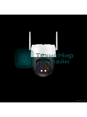 Мини-PT IP-видеокамера Dahua DH-P3AS-PV 4мм 3Мп; 1/2.8” CMOS; объектив 4мм; видеоаналитика; ИК 30м, Led 30м; сигнализация красно-синей подсветкой, IP66, Wi-Fi