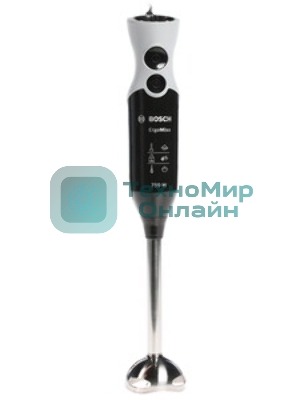 Блендер погружной Bosch MSM 67170 черный, 750 Вт, плавная регулировка, турбо