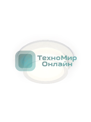 Комплект встраиваемого светильника Ambrella light XC6512063 SWH/FR/CL белый песок/белый матовый/прозрачный MR16 GU5.3 (C6512, N6241)