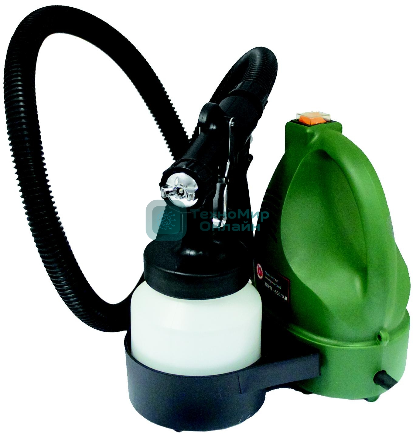 Краскопульт КАЛИБР ЭКРП-600/0,8 600Вт бак 0.8л 40 DIN
