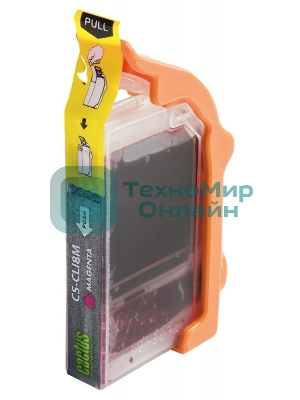 Картридж струйный Cactus CS-CLI8M пурпурный (12 мл) для Canon Pixma MP500, MP510, MP520, MP530, MP600, MP800, MP810, MP830, MP970, MX700, 850, iP3300, iP3500, iP4200, iP5200, iP5300, iP6600D, iP6700D, iX4000, iX5000, Pro 9000
