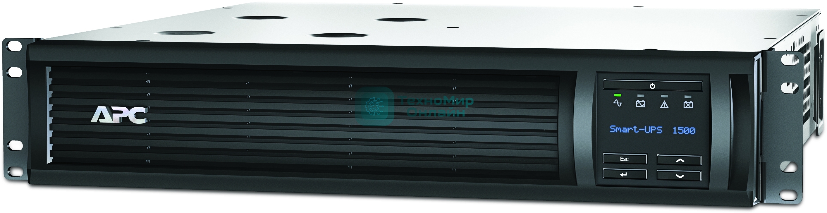 Источник бесперебойного питания APC Smart-UPS SMT1500RMI2UNC 1000Вт 1500ВА черный