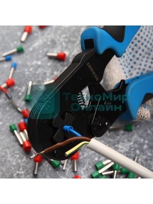 Кримпер Rexant HT-8164 для обжима штыревых наконечников 6.0-16.0 мм²